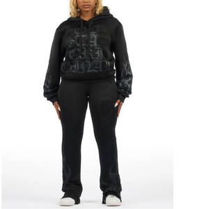 Conjunto Deportivo Ajustado para Mujer, Traje de Entrenamiento de Tela Flexible para Movimiento Activo y Ejercicio - Product Image 1