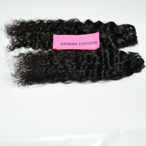 Vietnamien pas cher non transformé en gros 100% couleur naturelle noir tissage traitement aucun cuticule aligné Extensions de cheveux humains - Product Image 5