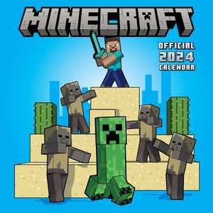 ปฏิทินตั้งโต๊ะ Minecraft ปี 2024 โปสเตอร์ขนาดเล็ก ปฏิทินตั้งโต๊ะทำจากกระดาษ สำหรับตั้งโชว์และโปรโมชั่น - Product Image 3