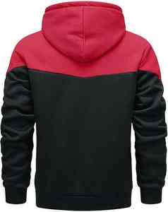 เสื้อฮู้ดดี้ผู้ชายผ้าฝ้าย 100% คุณภาพดีเยี่ยม ล้างสีแบบ Acid Wash พร้อมโลโก้ด้านหน้า กระเป๋าฮู้ด ผ้าฟลีซเป็นมิตรกับสิ่งแวดล้อม ระบายอากาศได้ดี ทรงปกติ - Product Image 2