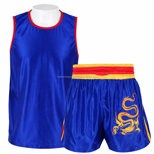 Uniforme de Boxeo Unisex para Adultos, Kit de Entrenamiento de Secado Rápido y Transpirable, Personalizado, 100% Poliéster, 220g, Ropa de Artes Marciales Kung Fu - Product Image 4