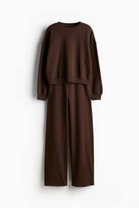 Sudadera de gran tamaño marrón oscuro de alta calidad para mujer, cuello acanalado y puños, sudaderas con capucha de entrenamiento de gimnasio para mujer, sudaderas para mujer - Product Image 6