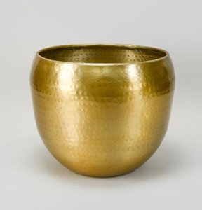 Customized Gold Metal <b>Indoor</b> Home Garden Decorative <b>Pots</b> Planters <b>Large</b> Small Hanging Option Pack Flower <b>Pots</b> Planters Modern - Product Image 2
