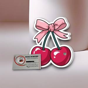 Plateau magnétique pour cils en acrylique solide avec nœud rose, cerise, papillon, fleur, cœur, extension de cils personnalisée, outil de beauté avec étiquette privée - Product Image 6