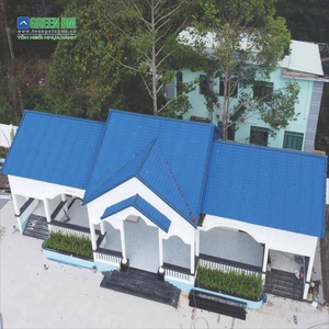 กระเบื้องหลังคาเอเอสเอกันรังสียูวีทนทานต่อแรงกระแทกกระเบื้องหลังคาเรซินสังเคราะห์สำหรับโกดังในบ้าน - Product Image 5