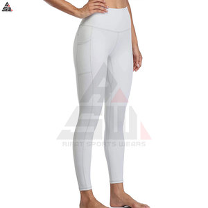 Leggings de Yoga para Mujer, a la Moda, para Invierno, de Fibra de Bambú, Transpirables, Diseño de Color Sólido, Venta al Por Mayor - Product Image 3
