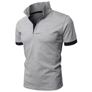 Vente en gros de t-shirts personnalisés 100% coton de haute qualité avec logo brodé, respirants, écologiques, grandes tailles, pour le golf - Product Image 5