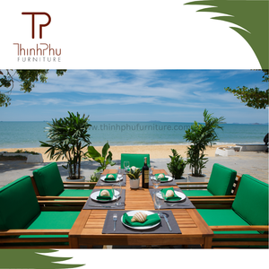 Vietnam Manufacturer's Contemporary KD Outdoor Dining Chair Set for Restaurant Hotel Kitchen Courtyard-Made of <b>Wood</b> - Product Image 5