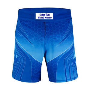 Vente en gros de shorts MMA 100% polyester pour hommes séchage rapide design personnalisé impression par sublimation vêtements d'arts martiaux shorts MMA - Product Image 4