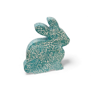 Handmade Natural Mother of Pearl Easter Bunny Figurine Elegant Decorative Luxury Home Table Ornament from Vietnam - Product Image 2