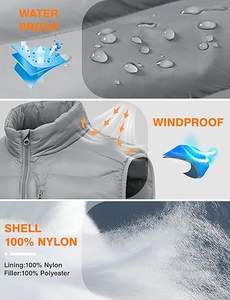 Vente directe d'usine Meilleure vente Veste d'hiver décontractée pour homme Vêtement d'extérieur de haute qualité Respirant Veste matelassée personnalisée 100% fermeture éclair - Product Image 5