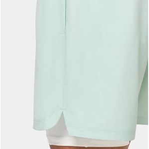 กางเกงขาสั้นกีฬาตาข่ายระบายอากาศแบบ2-in-1สำหรับผู้ชายกีฬาสีทึบปรับแต่งได้คุณภาพสูงไซส์ใหญ่พิเศษแห้งเร็วเป็นมิตรกับสิ่งแวดล้อม - Product Image 5