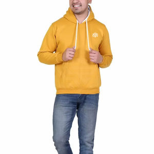 Sudadera con Capucha para Hombre, Diseño Personalizado 2025, 100% Algodón, Invierno, Casual, con Cierre, Patrón Sólido, Servicio OEM Disponible, 320g, Transpirable - Product Image 4