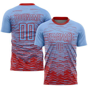 เสื้อฟุตบอลแบบสั่งทำพิเศษ ทรงพอดีตัว ผลิตจากโพลีเอสเตอร์ 100% พิมพ์ลายแบบระเหิด ระบายอากาศได้ดี แห้งเร็ว ประสิทธิภาพสูง - Product Image 2