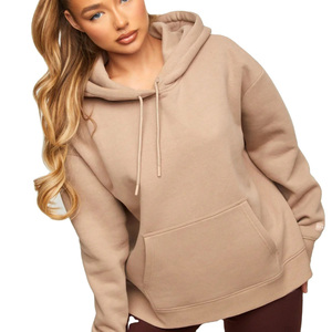 Venta al por mayor personalizado Vintage de gran tamaño de peso pesado French Terry mujeres sudaderas con capucha de algodón pulóver lavado ácido Sudadera con capucha desgastada - Product Image 6