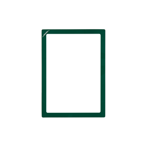Finestra Magnetica per Documenti DIN A2 Verticale, Verde - KAN-MW-A2H-05 - Product Image 1