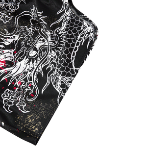 กางเกงมวยไทยชายคุณภาพสูง แบบสั่งทำพิเศษ พิมพ์ลายแบบซับลิเมชั่น กางเกง MMA คิกบ็อกซิ่ง ยิวยิตสู จับคู่คู่ กางเกงผ้าซาติน - Product Image 5