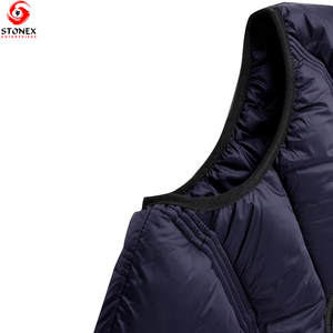 Chaleco Acolchado de Invierno para Hombre de Alta Calidad, Impermeable, con Capucha, Transpirable, 100% Poliéster, Logotipo/Diseños Personalizados, Cómodo, Gran Venta - Product Image 4