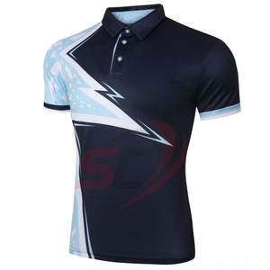 เสื้อโปโลของผู้ชาย,เสื้อโปโลกีฬาแห้งเร็วโพลีเอสเตอร์ออกแบบเองได้ - Product Image 1