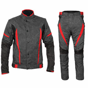 Ensemble de veste et de pantalon de moto pour homme personnalisé, équipement de moto de tourisme protecteur avec armure, coupe-vent et résistant à l'abrasion - Product Image 3