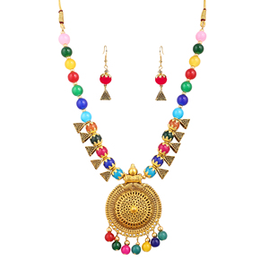 Perles rondes multicolores en alliage avec points pour bijoux de fête - Product Image 3