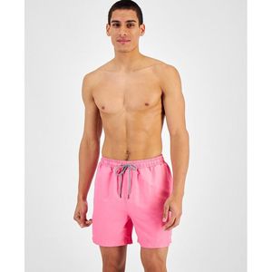 Costume da Bagno da Uomo Taglia XXL, Collezione Inc, Asciugatura Rapida, Tinta Unita, 5 Pezzi, Alta Qualità, Poliestere Spandex, Stampa Senza Cuciture, Abbigliamento Estivo - Product Image 1
