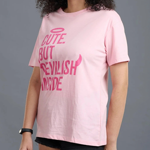 OEM nuevo estilo mejor precio 100% algodón Casual transpirable suelta personalizada mujeres camiseta de gran tamaño señoras camisas Tops camisetas para niñas - Product Image 5