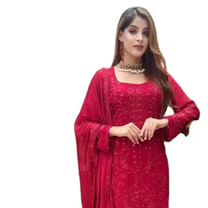 Indian Style Muslim Dress For Women Export Quality Material Collection Dress 2024 Formal or Casual