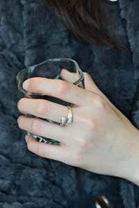 Anillos Finos de Serpiente para Mujer, Chapados en Oro, Plata 925, con Moissanita VVS, Joyería de Lujo, Moderna, para Uso Diario, Engaste de Garra, Regalo Perfecto - Product Image 3