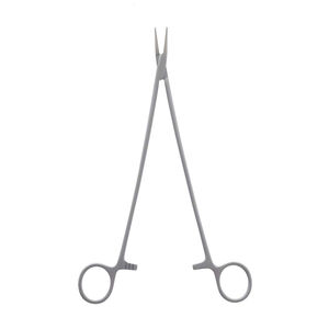 Pince porte-aiguille Debakey pince à suture manuelle en métal de qualité chirurgicale en acier inoxydable allemand droit à revêtement bleu - Product Image 4