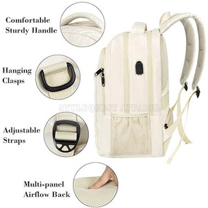 Mochila Escolar Duradera y Ligera con Forro de Nailon, Ultra Delgada, Casual, Plegable, con Marco Externo, Impermeable, Unisex - Product Image 6