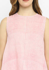 Robe imprimée en coton sans manches pour femmes, belle Collection pour vêtements de fête d'été - Product Image 2