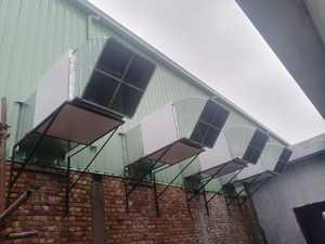 Ventilador de ventilación industrial de servicio pesado superior 7500 CFM Ventilador de escape con recubrimiento en polvo - Product Image 4