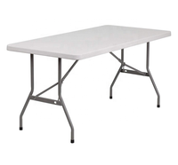 Tables pliantes en plastique d'extérieur de 6 pi/8 pi pour les événements