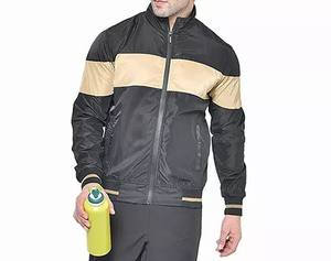 Veste coupe-vent imperméable à capuche en polyester pour homme, personnalisable en gros, avec demi-fermeture éclair, pour la course à pied - Product Image 5