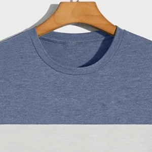 Camisetas de manga corta de punto sólido para hombre de alta calidad con logotipo personalizado superventas Nuevo diseño - Product Image 3