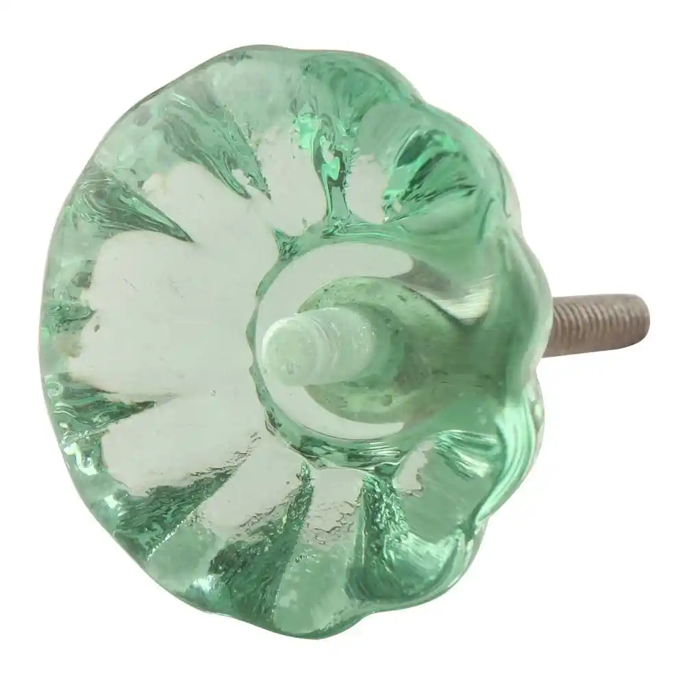 Neuer dekorativer grüner runder Glass chrank knopf neuer Design knopf