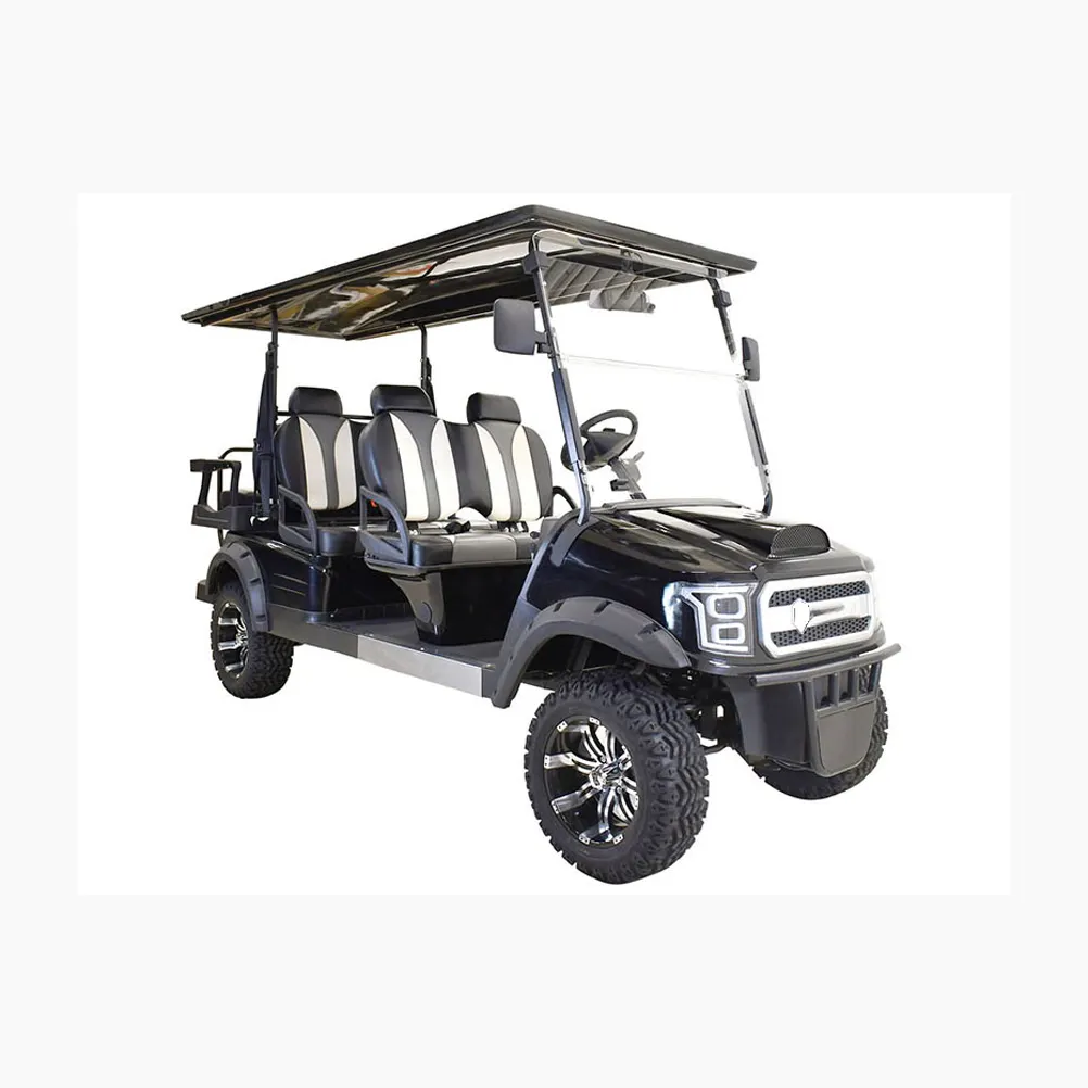 Kereta golf mobil 6 penumpang/troli golf elektrik/4 tempat duduk listrik