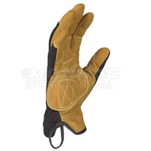 Gants de rappel en cuir de qualité supérieure avec sangle de poignet réglable Gants de rappel de protection pour les activités de plein air extrêmes - Product Image 3
