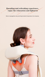 Cordless Deep Tissue Kneading Neck and Shoulder <strong>Massager</strong> with Heat <strong>Back</strong> Neck and Shoulder Relaxation <strong>Device</strong> - Product Image 2