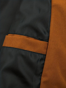 Veste en duvet de laine Letterman universitaire sur mesure pour hommes manteau d'hiver grande taille en toile de haute qualité en gros - Product Image 6