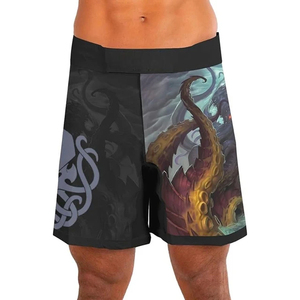 Custom Logo Muay Thai Board <b>Shorts</b> Wholesale Breathable Eco-Friendly Quick Dry Mid Waist Boxing MMA Training <b>Shorts</b> High Quality - Product Image 4
