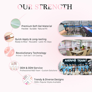 <span class=keywords><strong>Uñas</strong></span> Acrílicas Francesas AIERFEI, <span class=keywords><strong>Uñas</strong></span> Postizas Cuadradas, Puntas <span class=keywords><strong>Decoradas</strong></span> Simples, <span class=keywords><strong>Uñas</strong></span> Artificiales para Uso Diario, <span class=keywords><strong>Naturales</strong></span>, Listas para Usar - Product Image 5