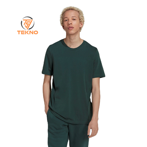 100% coton lourd basique t-shirt pour hommes coupe régulière à manches courtes Logo personnalisé respirant Streetwear Anti-rides solide - Product Image 4