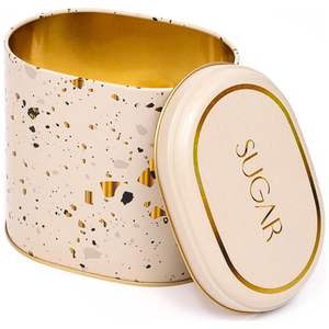 ครีมหินขัด1.4L โลหะรูปวงรีขนาด140x120x130มม. สำหรับเก็บอาหารและภาชนะ - Product Image 1