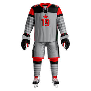 Ropa deportiva superventas nuevo diseño uniforme de hockey sobre hielo tela transpirable manga larga uniformes de hockey sobre hielo - Product Image 1