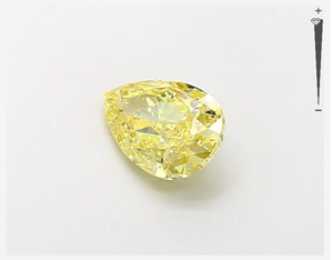 เพชรลูกแพร์1.02ct ตัดสีเหลืองแฟนซีมีความคมชัด VS1เพชรหลวมที่ปลูกในห้องปฏิบัติการสำหรับเครื่องประดับเพชร-ได้รับการรับรอง IGI - Product Image 2