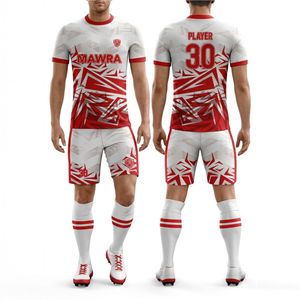Maillot de foot personnalisé MAWRA OEM, haute qualité, design personnalisé et numéro d'équipe, uniforme de foot sublimé pour clubs - Product Image 1