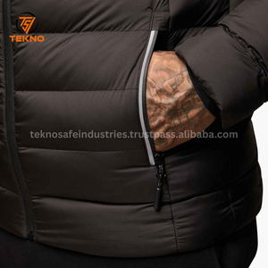Abrigo de invierno brillante de moda promocional de alta calidad para hombre, chaqueta acolchada personalizada, chaqueta de burbujas acolchada, servicio OEM - Product Image 4