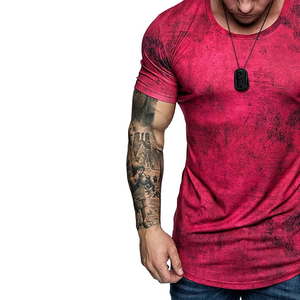 Camiseta de sublimación para hombre, diseño de impresión de manga corta Digital, camisetas de talla grande para hombre, camiseta de verano de secado rápido para hombre - Product Image 2